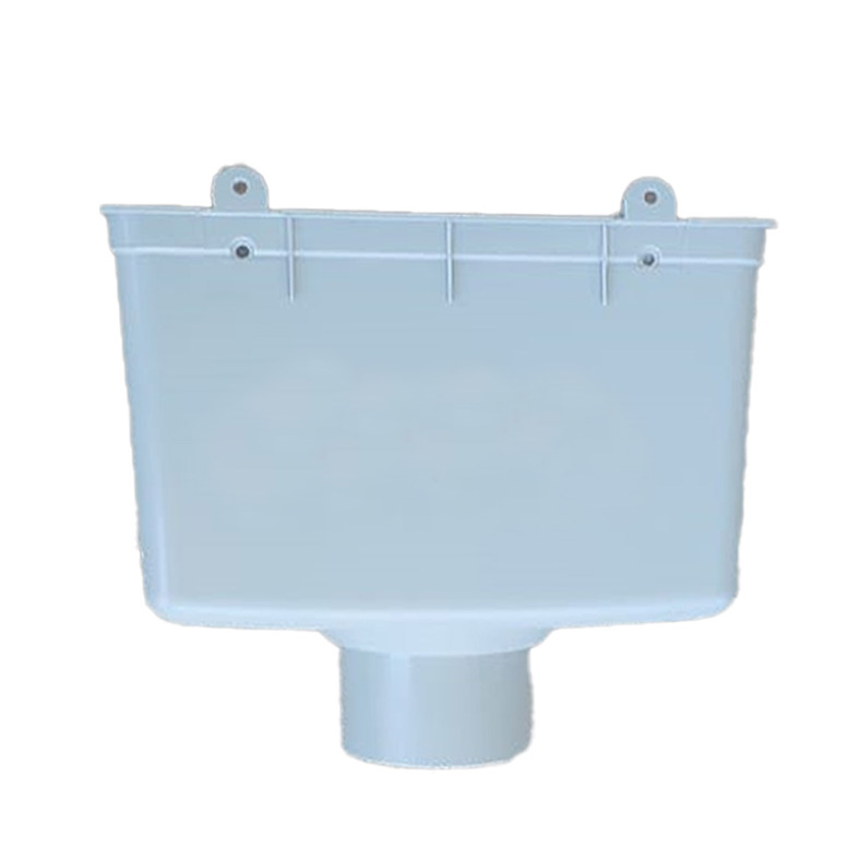 Brilliant White Gutter Collector Box / Water Hopper