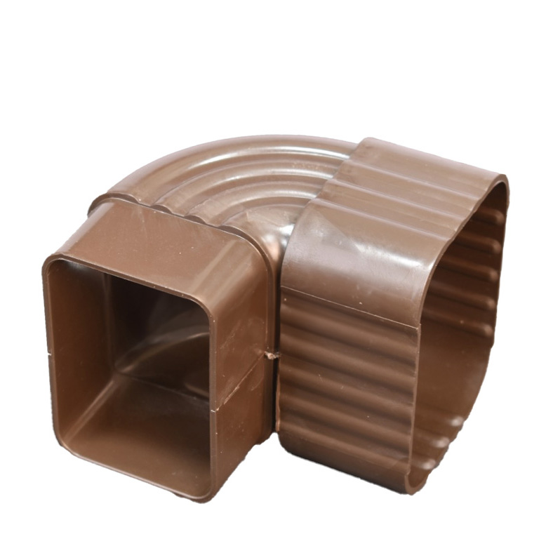 Gutter Elbow UPVC Brown